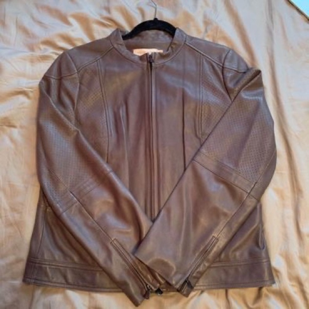 Tory Burch Brandy leather Jacket